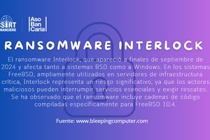 NUEVA ACTIVIDAD RELACIONADA AL RECIENTE RANSOMWARE INTERLOCK