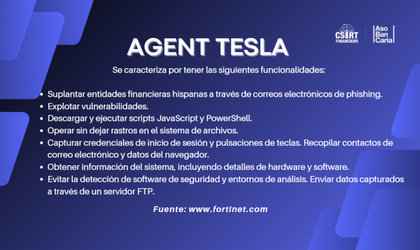 NUEVA CAMPAÑA DE AGENT TESLA DIRIGIDA A PAÍSES HISPANOS