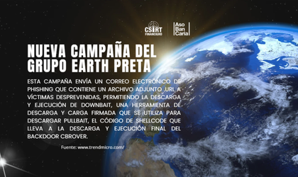 NUEVA CAMPAÑA DEL GRUPO EARTH PRETA