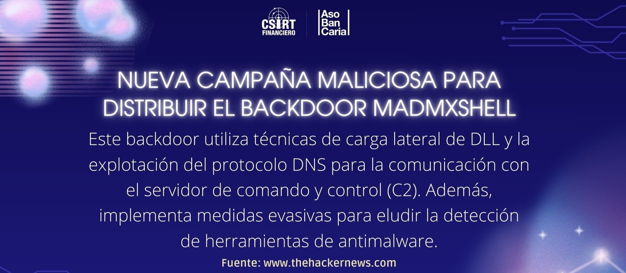 NUEVA CAMPAÑA MALICIOSA PARA DISTRIBUIR EL BACKDOOR MADMXSHELL