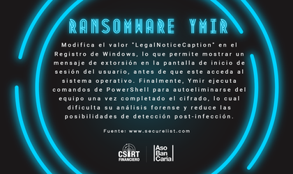 NUEVO RANSOMWARE LLAMADO YMIR