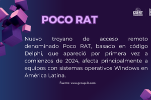 NUEVO TROYANO DE ACCESO REMOTO DENOMINADO POCO RAT