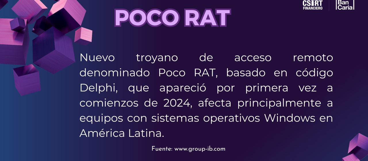 NUEVO TROYANO DE ACCESO REMOTO DENOMINADO POCO RAT